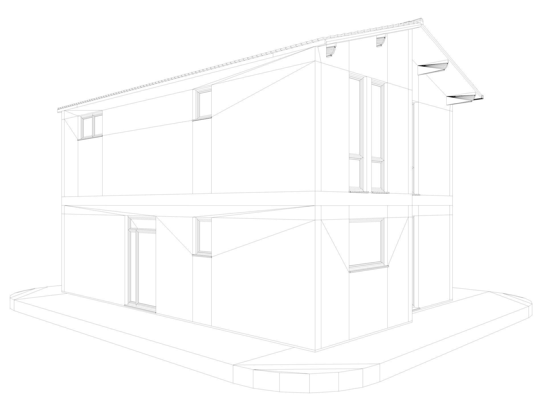Modern German houses 3D model_27