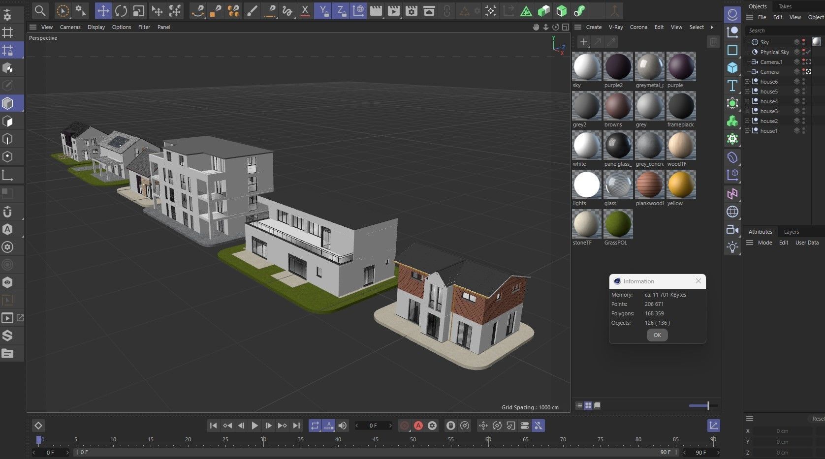 Modern German houses 3D model_30