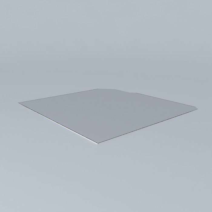 Architectural blueprint Free 3D model_4