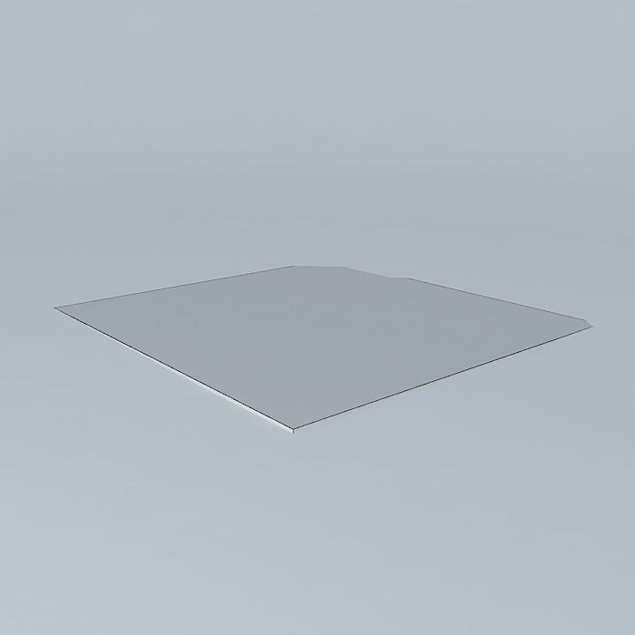 Architectural blueprint Free 3D model_3