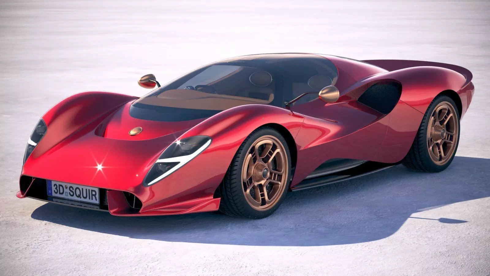 DeTomaso P72 2020 3D model