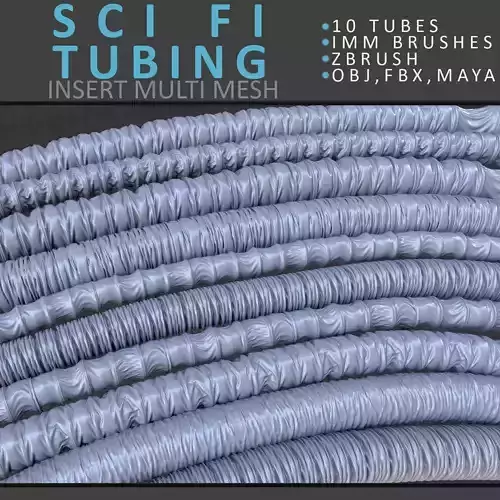 Sci Fi Tubing Brush Set