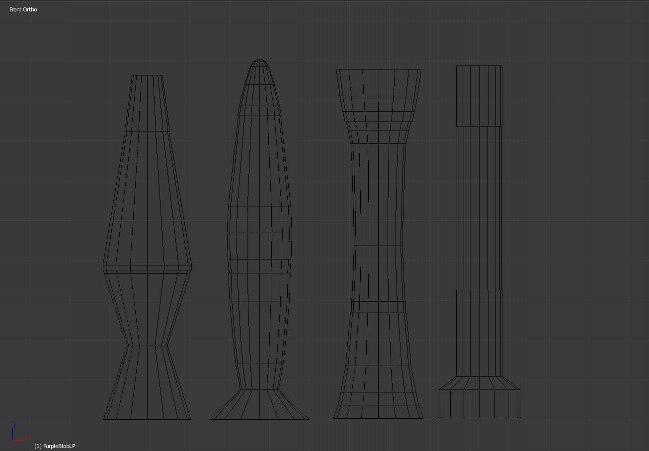 Lava Lamps Low-poly 3D model_7
