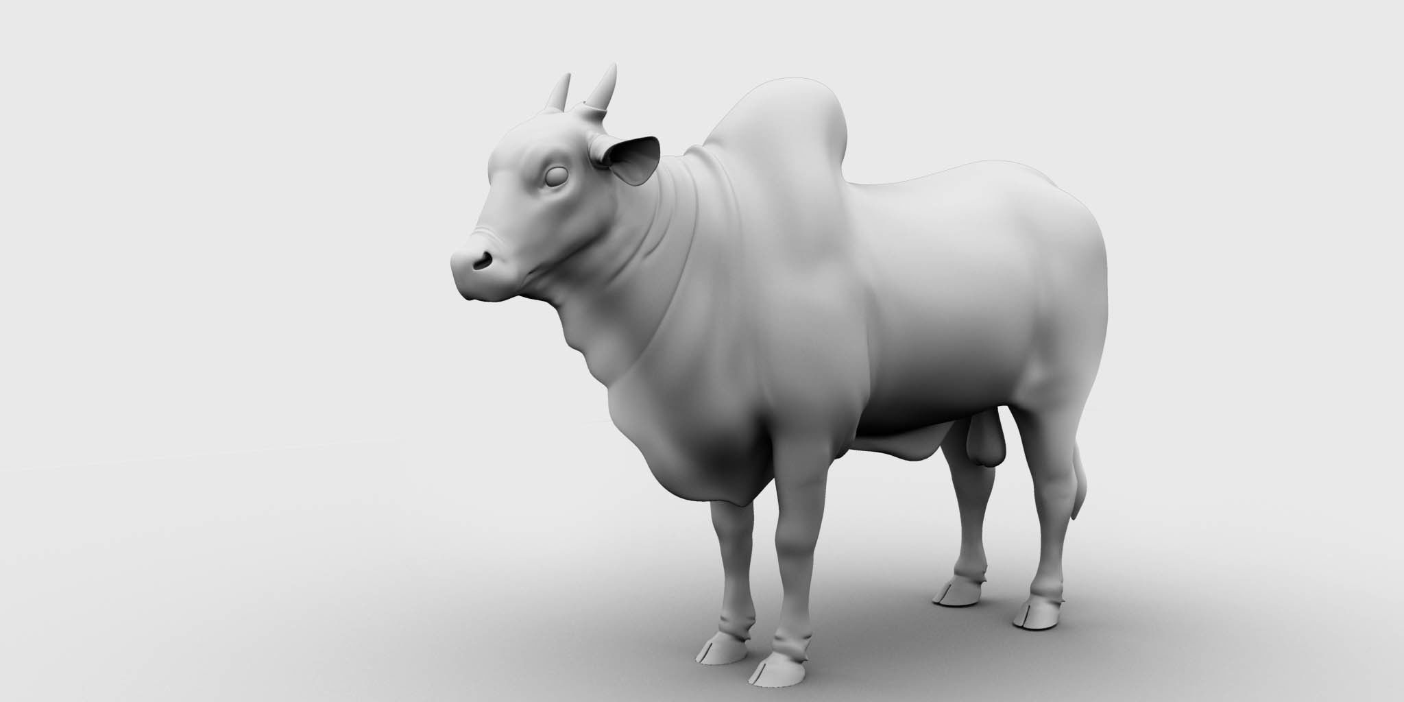 bull 3d model 3D model_9