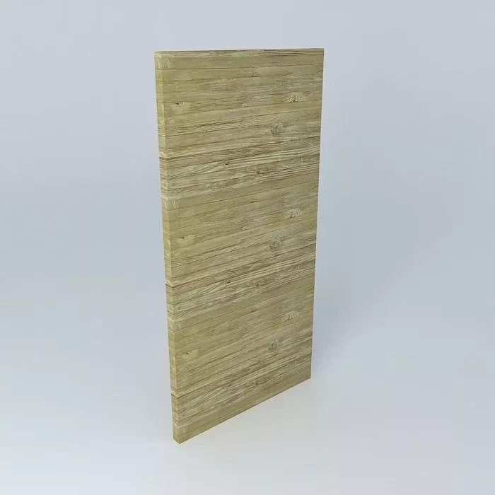 4 x 8 wood panel Free 3D model