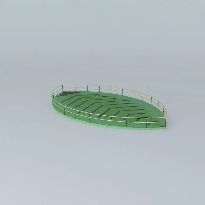 LEAF BASE WITH RAILING Free 3D model_0