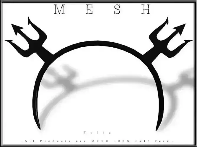 Halloween Demon Fork Headband 