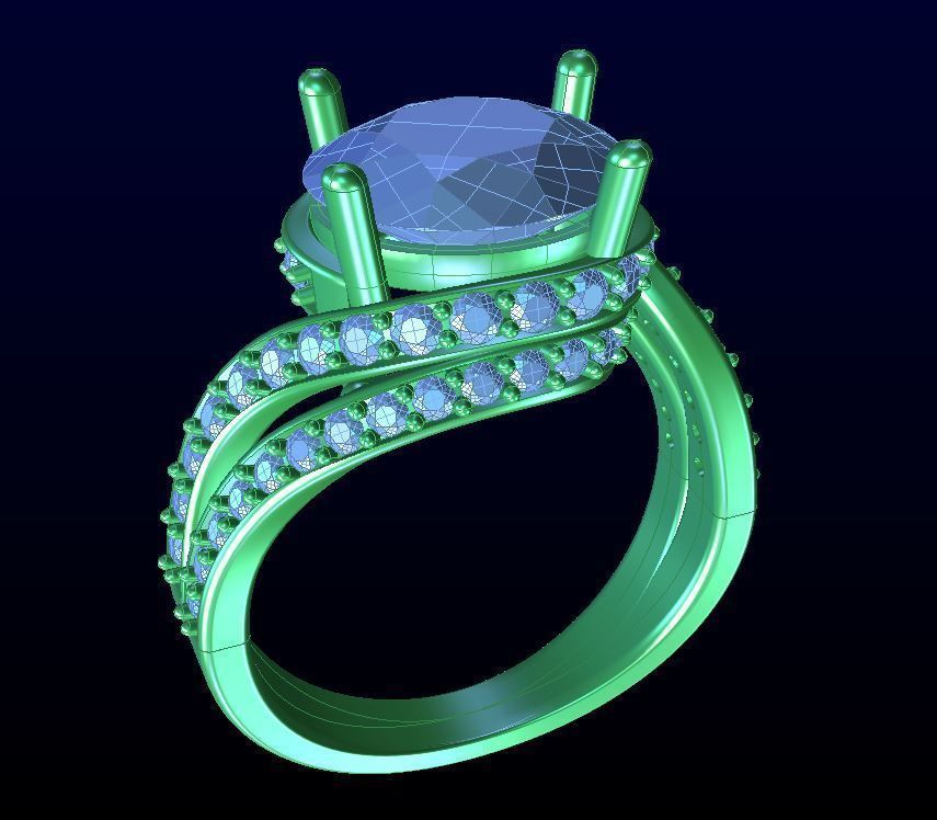 DIAMOND JEWELLERY 3D print model_2