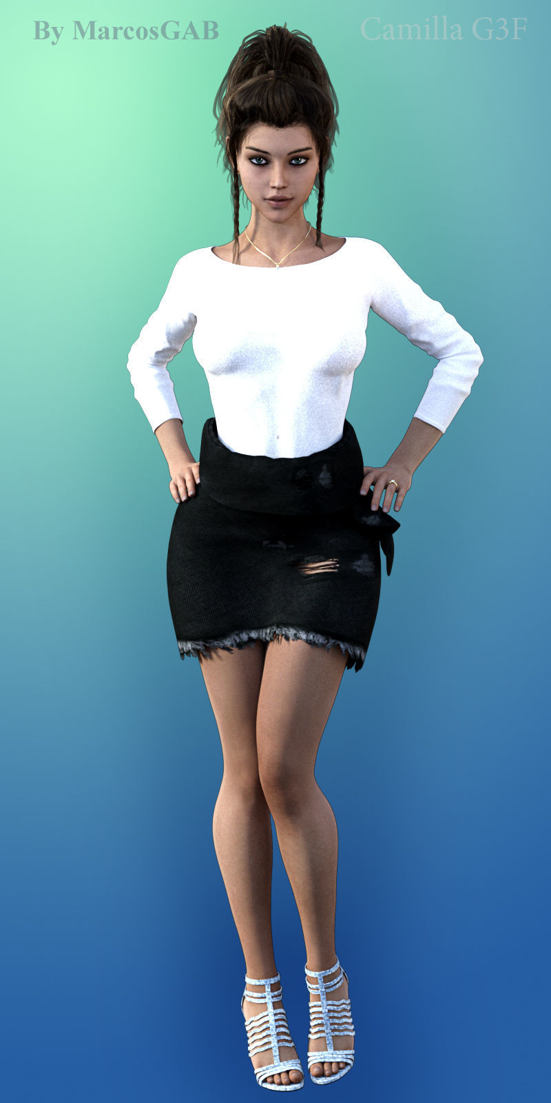 Camilla For Genesis 3 Female 3D model_1