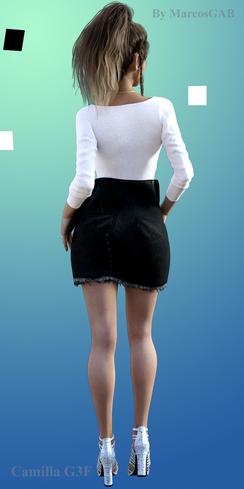 Camilla For Genesis 3 Female 3D model_5