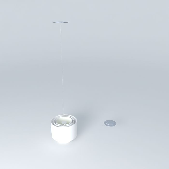 Interior Ceiling Lamp 3D model_2