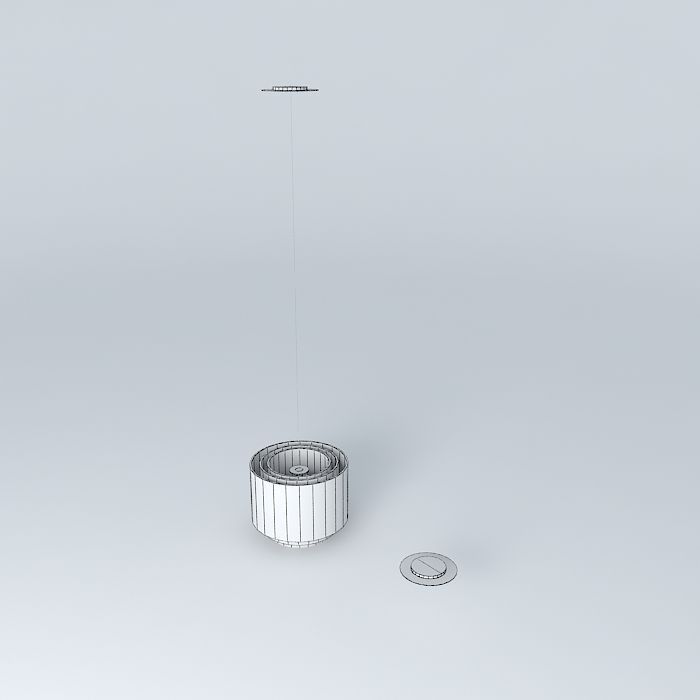 Interior Ceiling Lamp 3D model_4