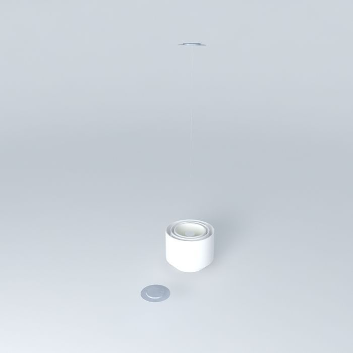 Interior Ceiling Lamp 3D model_1