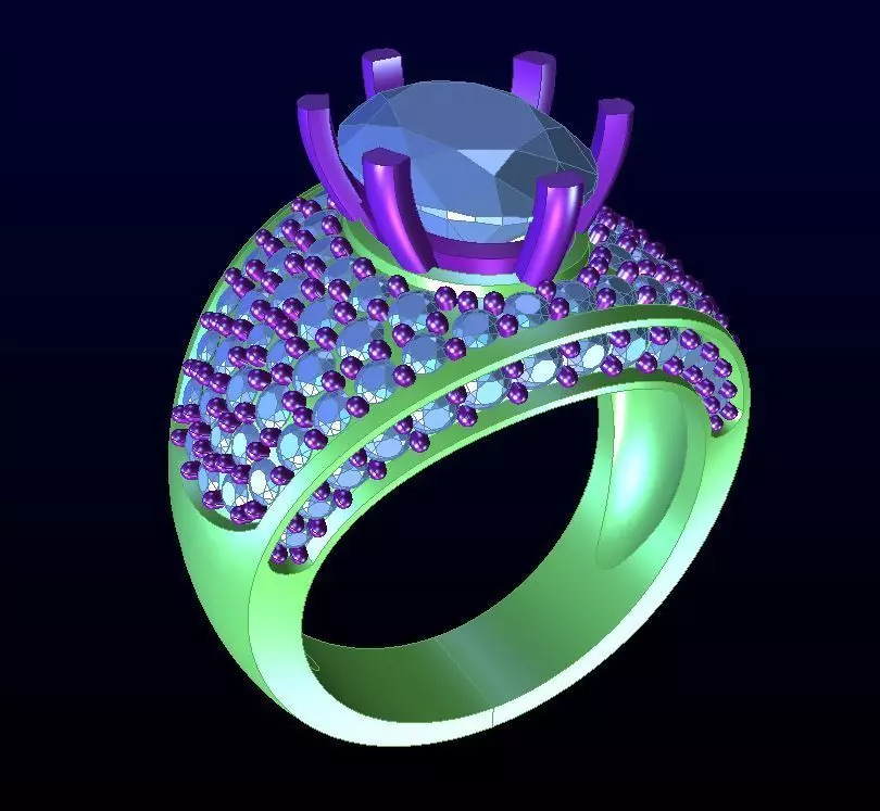 DIAMOND JEWELLERY 3D print model