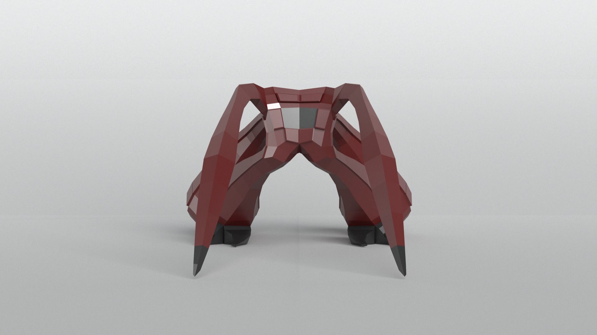 Aliens v1 002 Low-poly 3D model_2