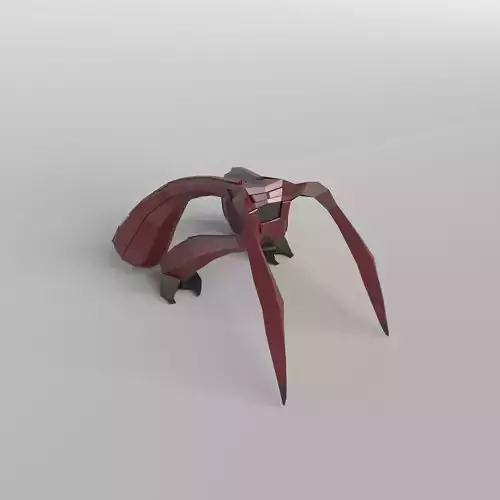 Aliens v1 002 Low-poly 3D model