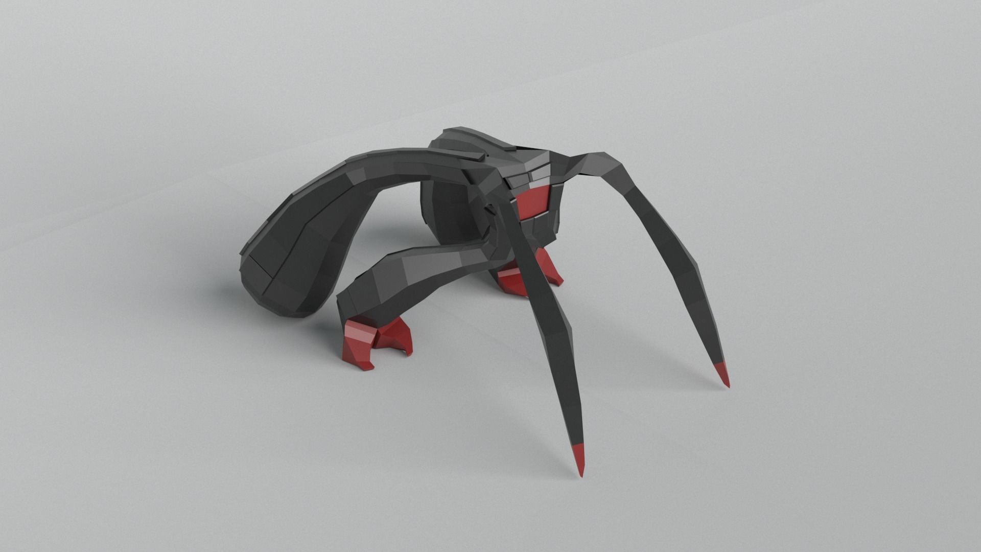 Aliens v1 001 Low-poly 3D model_4