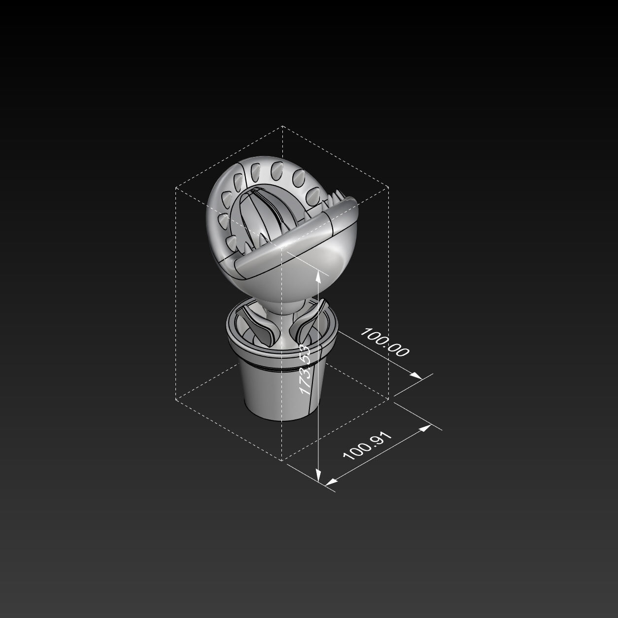 Super Mario Eating Flower 3D Print Ready Model 3D print model_18