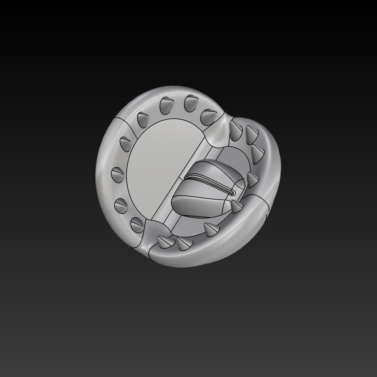 Super Mario Eating Flower 3D Print Ready Model 3D print model_8