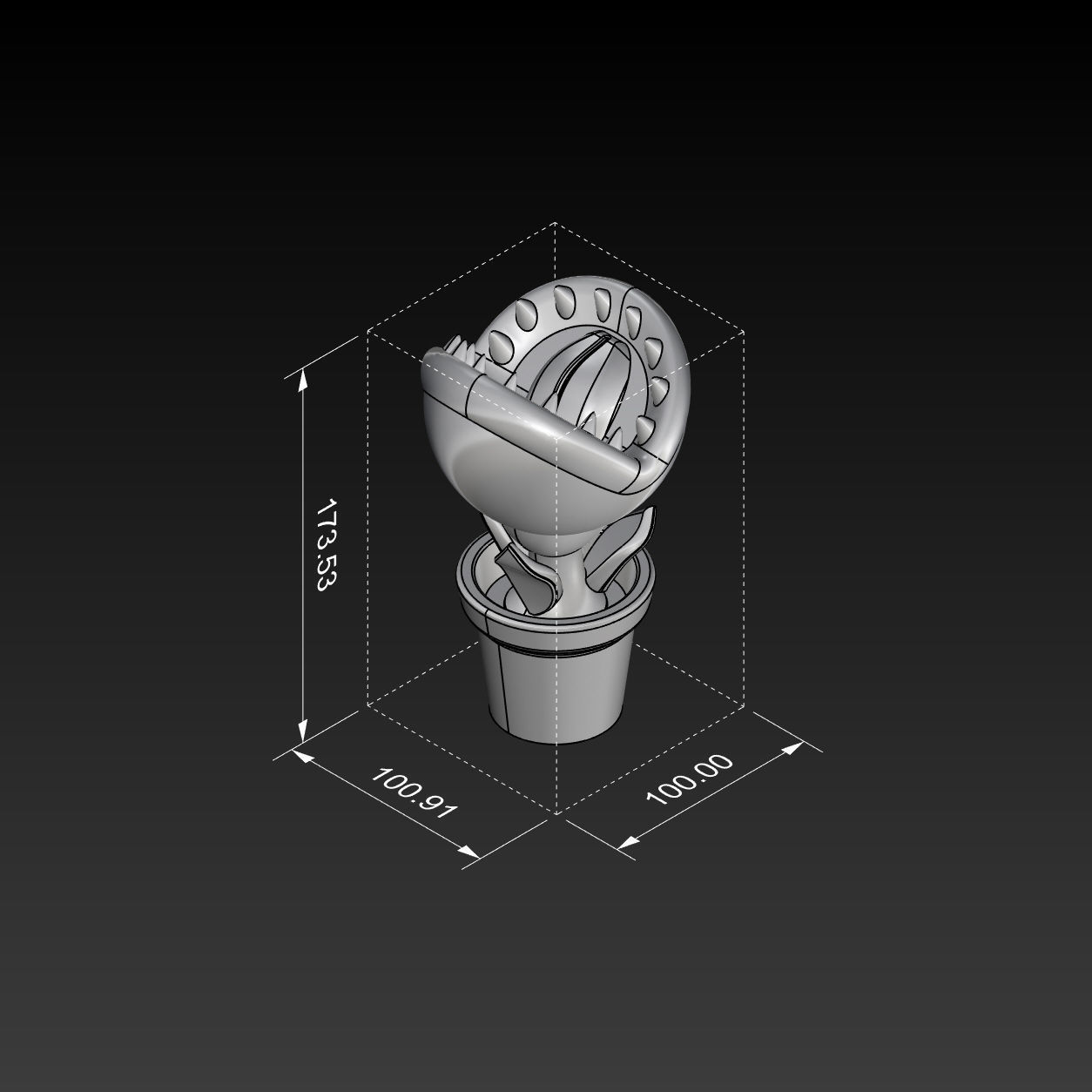 Super Mario Eating Flower 3D Print Ready Model 3D print model_16