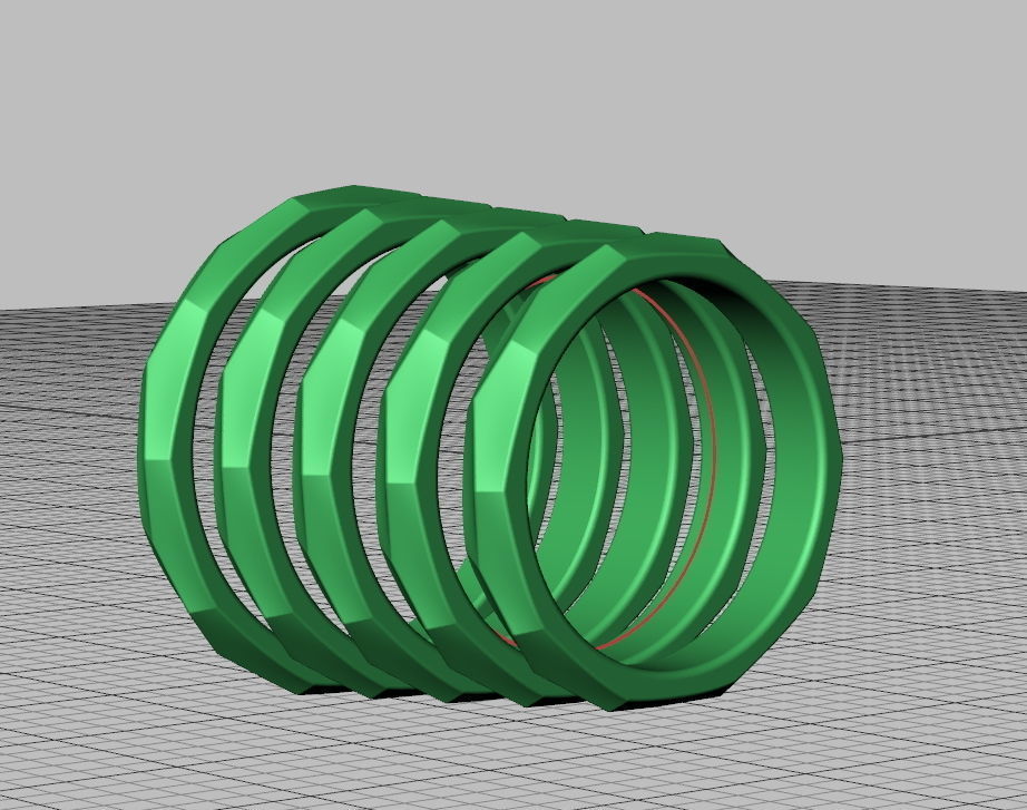 Hammered Wedding band ring 3mm wide 3dmodel 3D print model_18