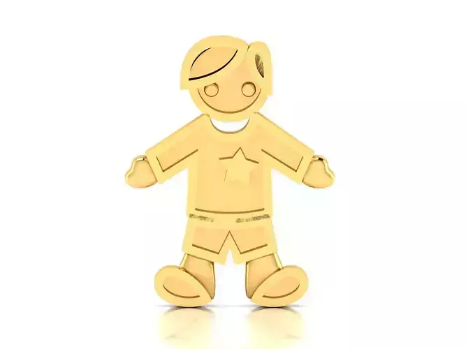 Cute boy 3dm render detail