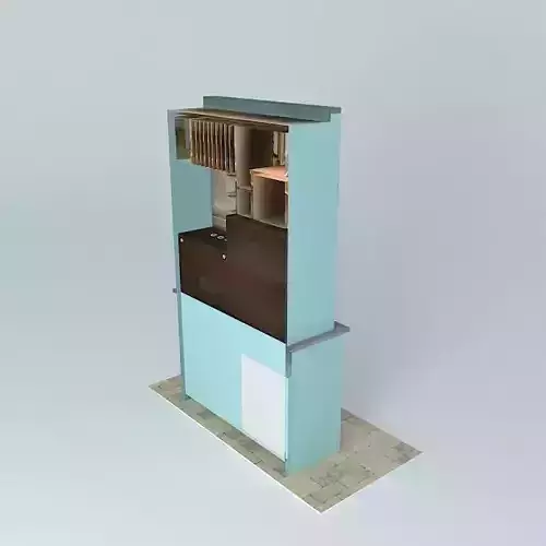 The complete kitchinette Free 3D model