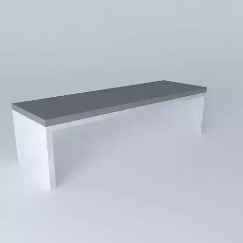 Metal designer bench