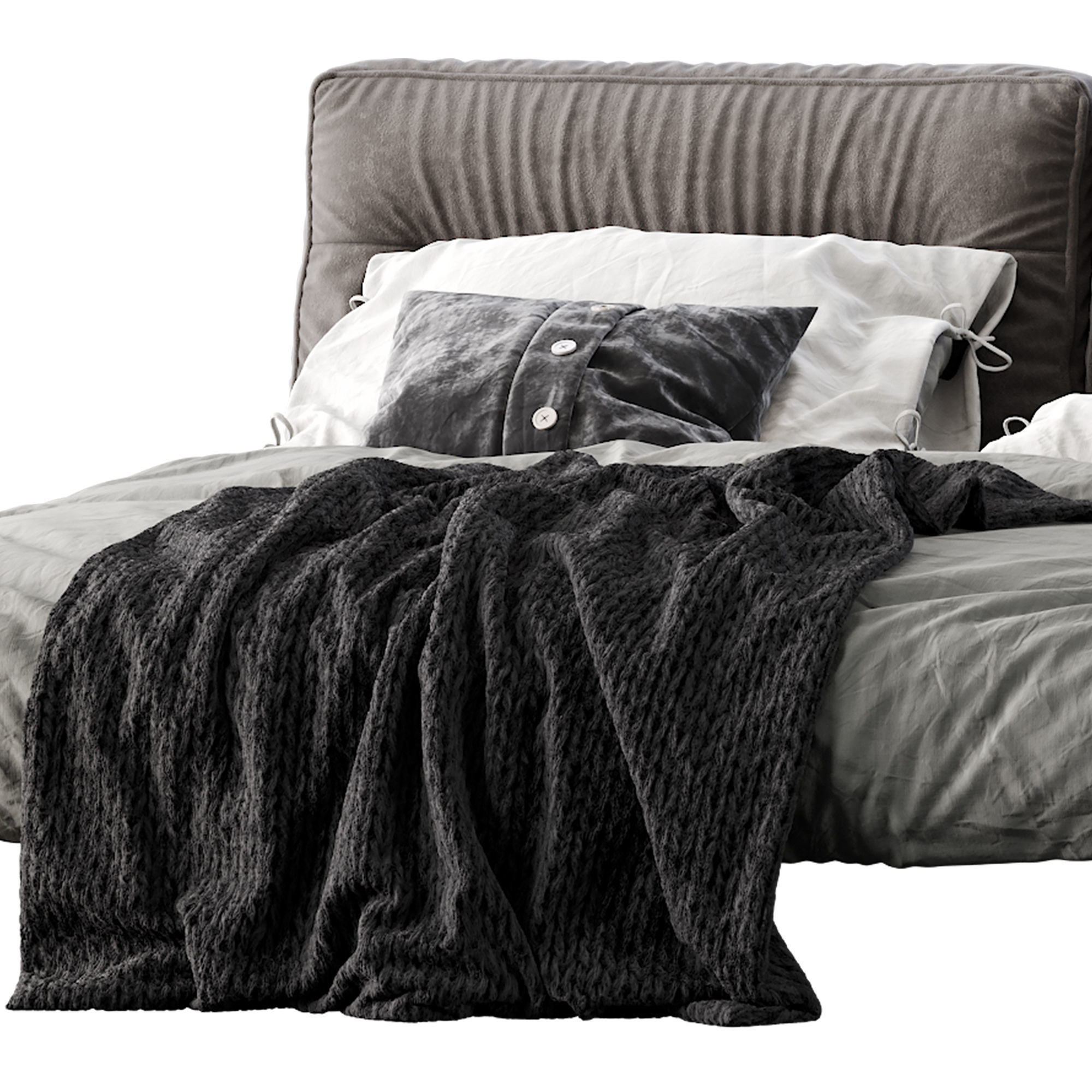 Flexform Bed Adda 3D model_9