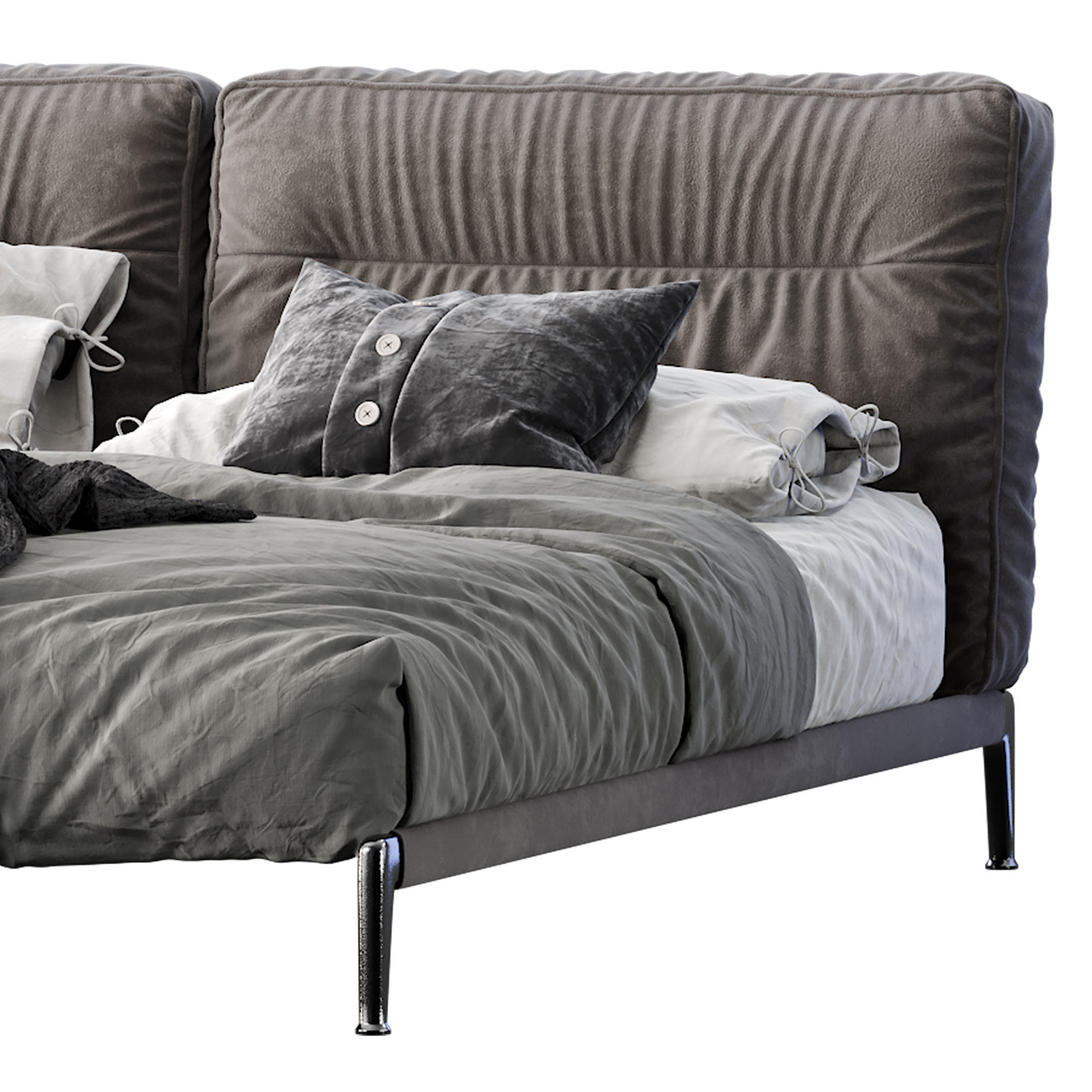 Flexform Bed Adda 3D model_5