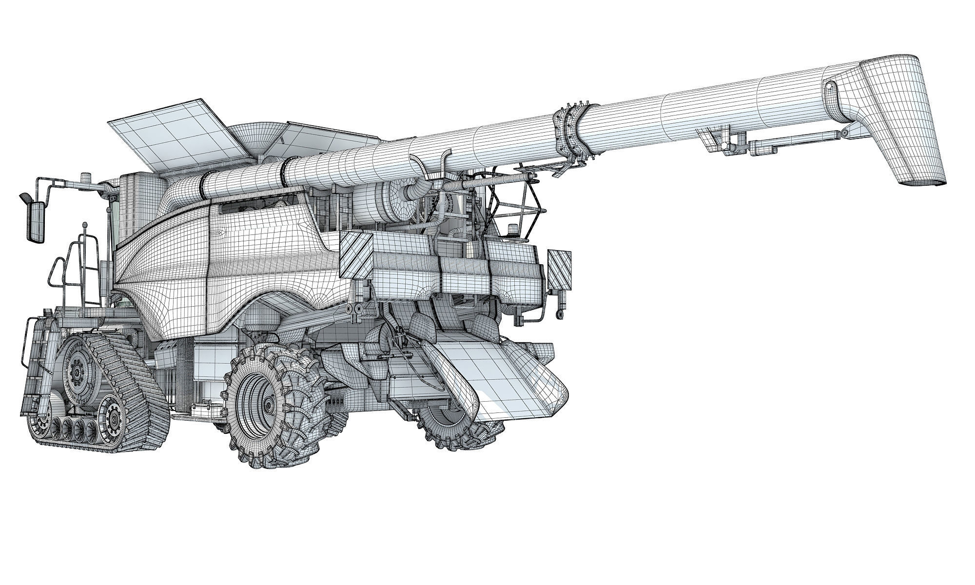 Case Combine Axial Flow 3D model_16