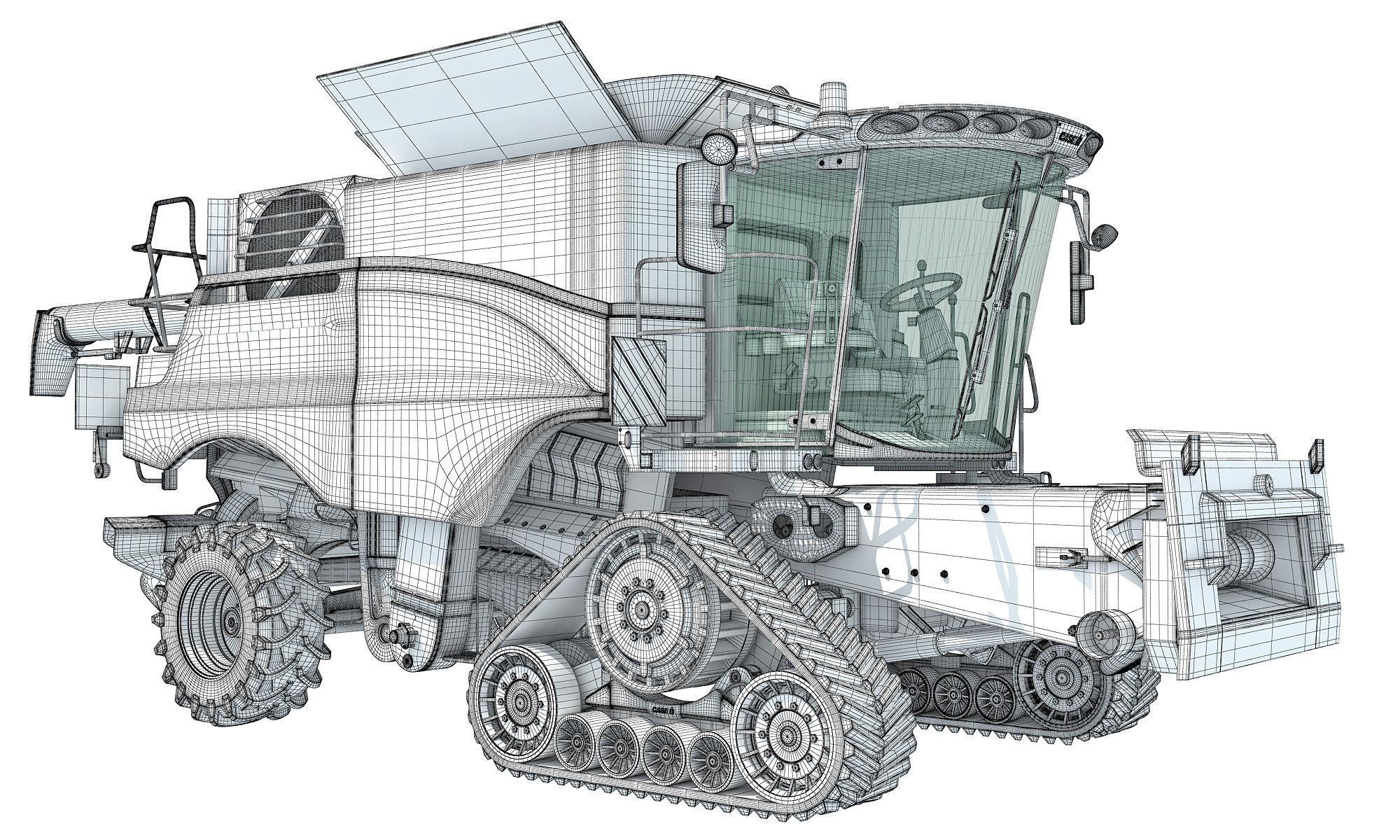Case Combine Axial Flow 3D model_18