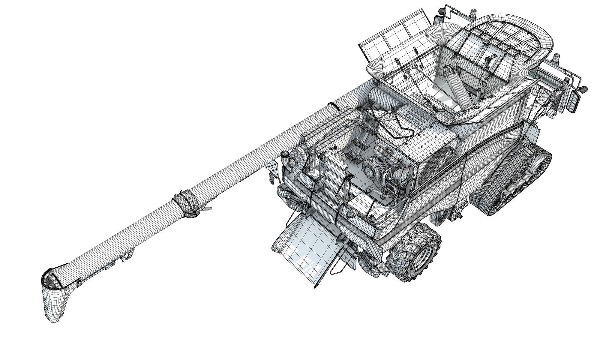 Case Combine Axial Flow 3D model_17