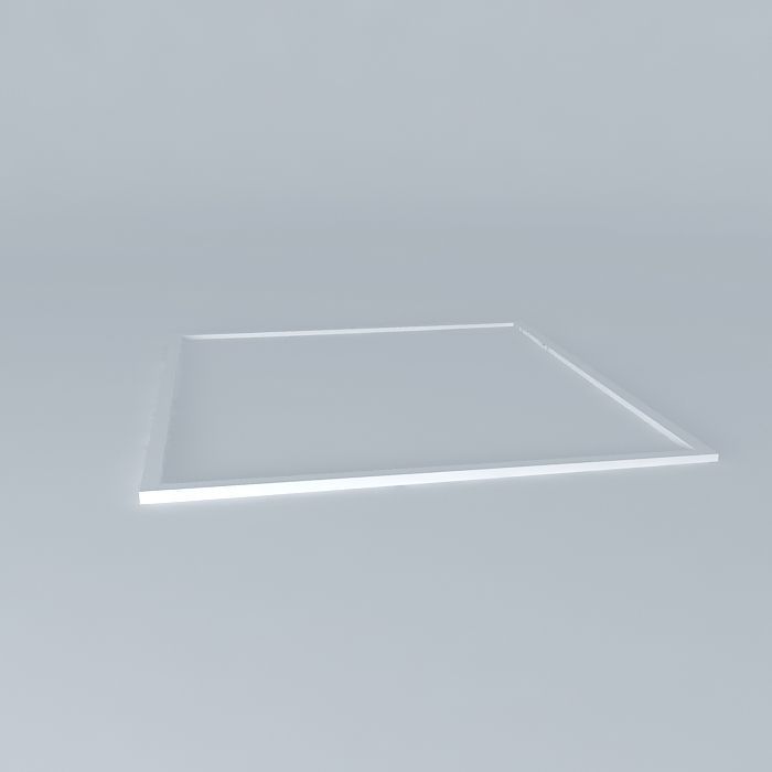 Wooden frame Free 3D model_2