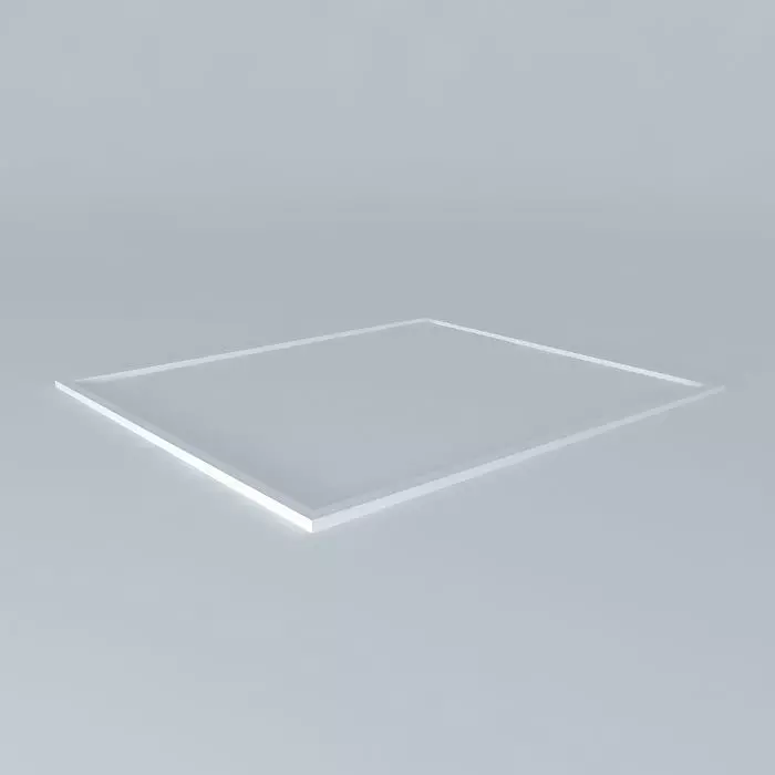 Wooden frame Free 3D model_0