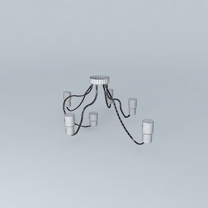 Flex Ceiling lamp Interior 3D model_4