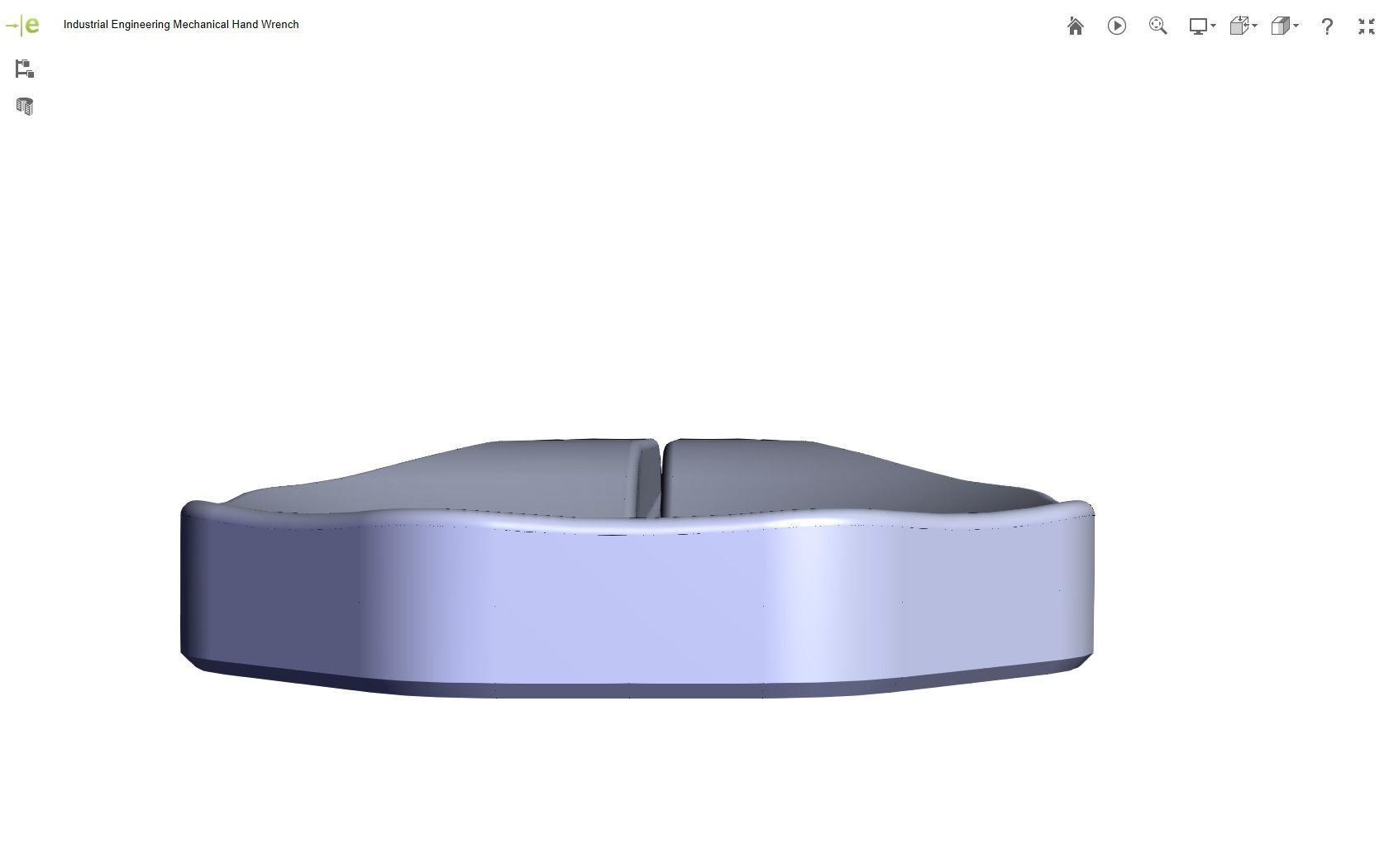 Mechanical Hand Wrench 3D print model_20