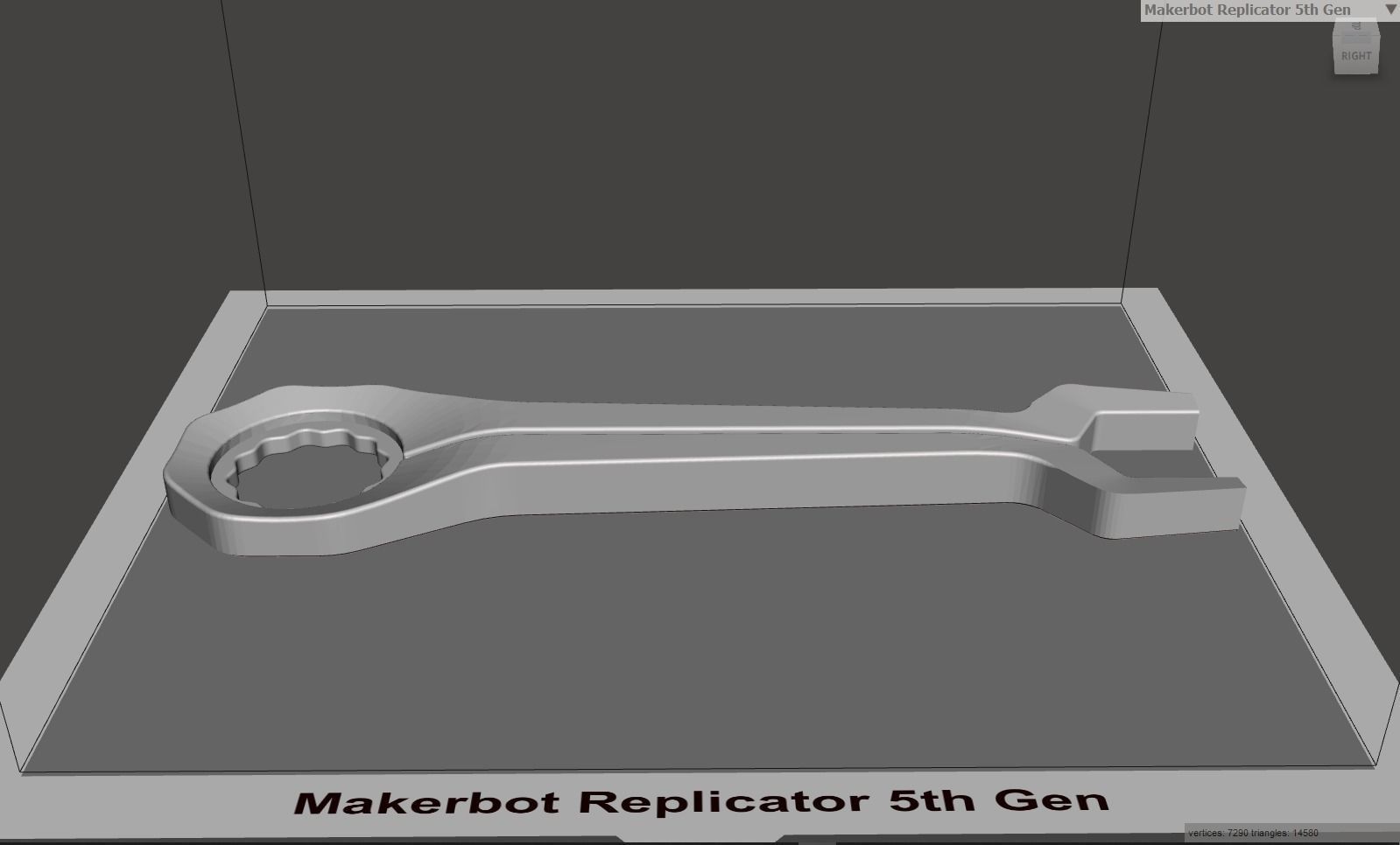 Mechanical Hand Wrench 3D print model_2