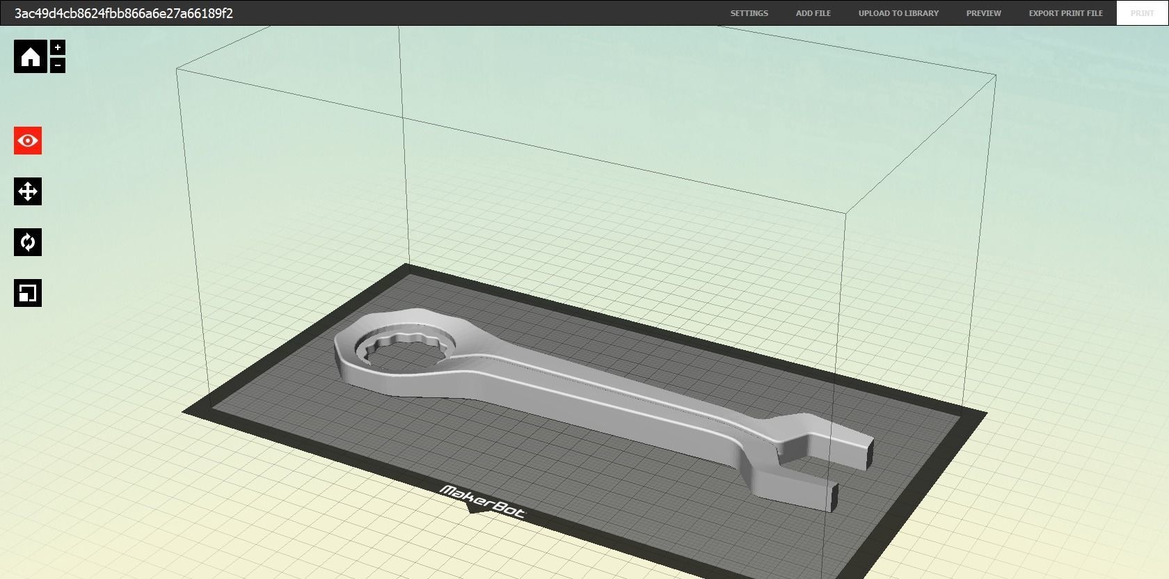 Mechanical Hand Wrench 3D print model_42