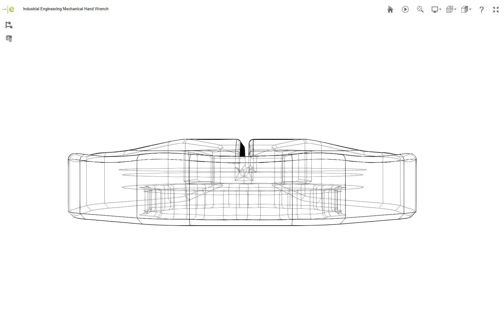 Mechanical Hand Wrench 3D print model_21