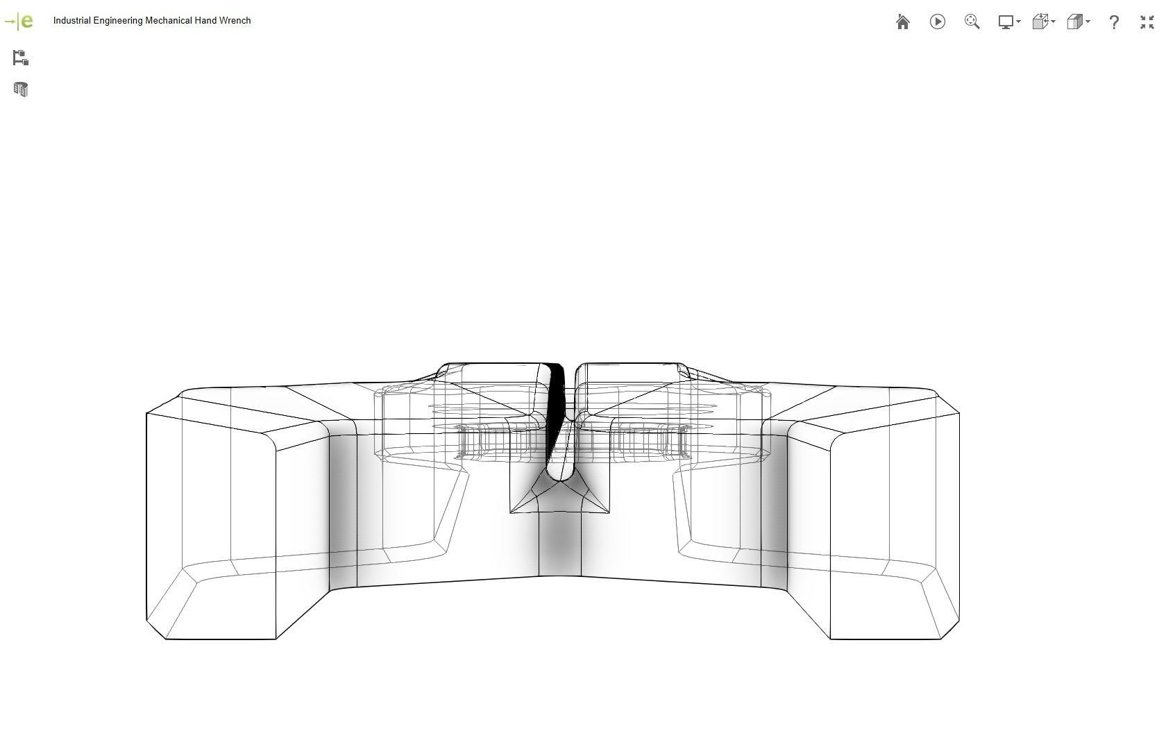 Mechanical Hand Wrench 3D print model_27