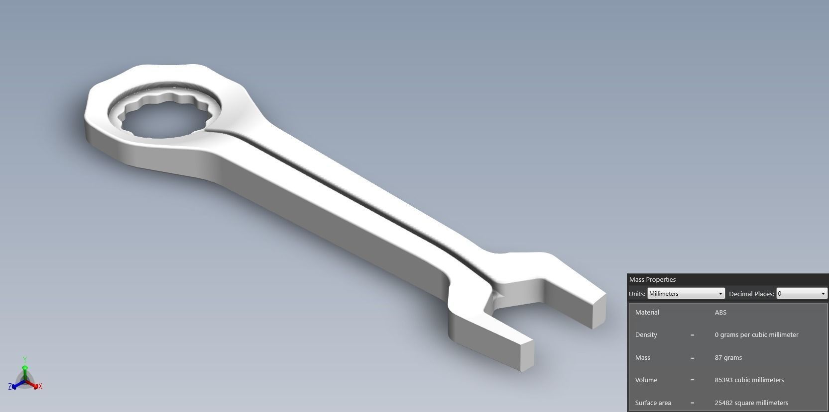 Mechanical Hand Wrench 3D print model_40