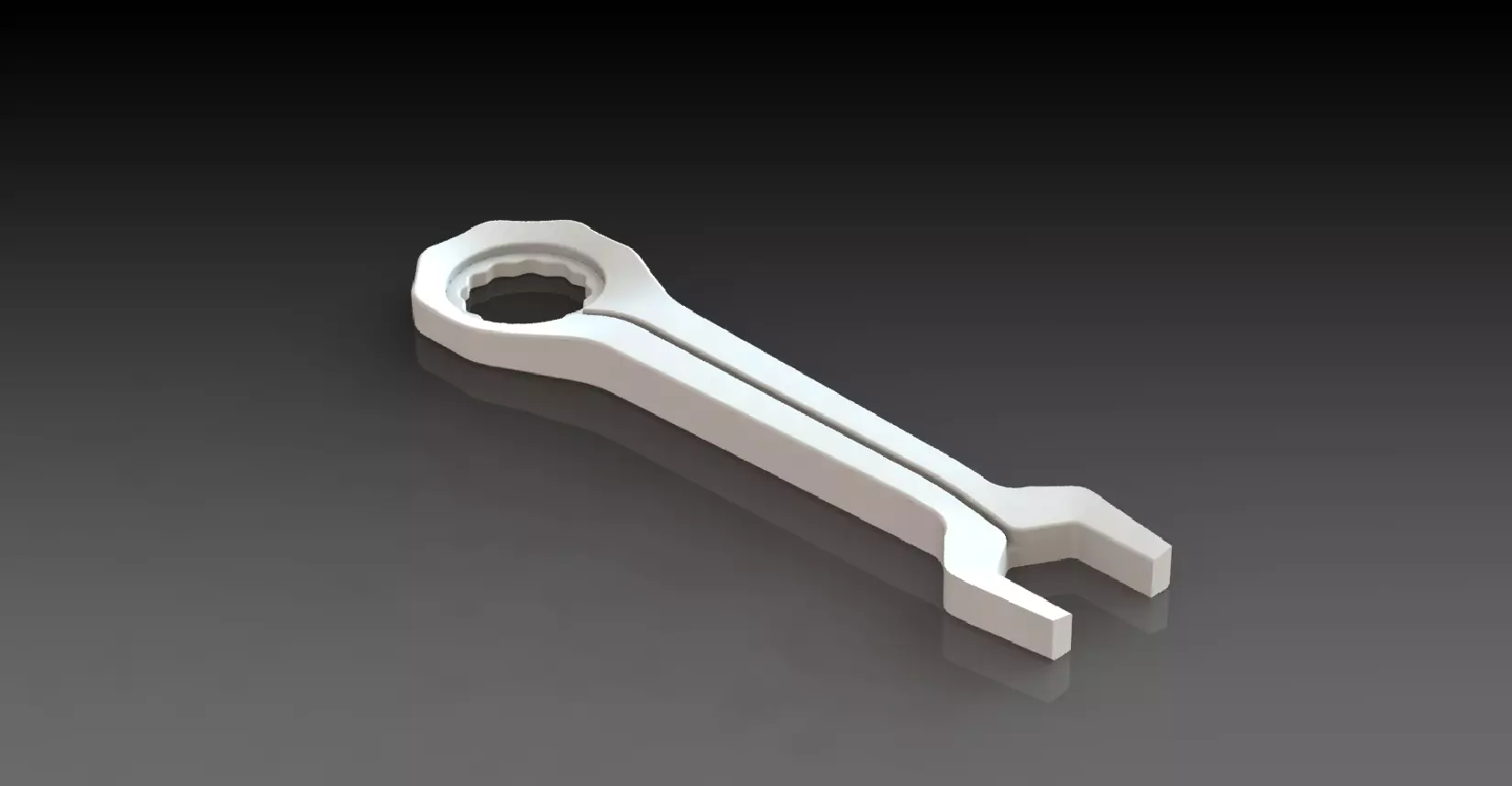 Mechanical Hand Wrench 3D print model_0