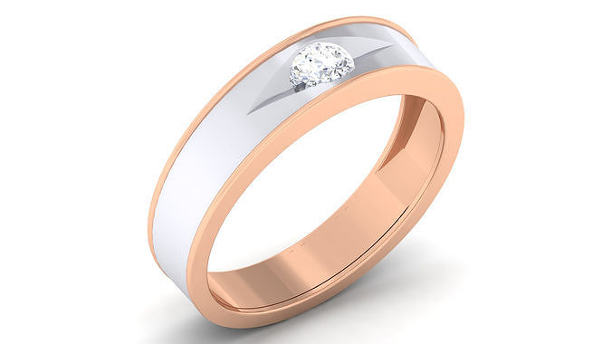 Couple Band Ring 3dm mgx render detail 3D print model