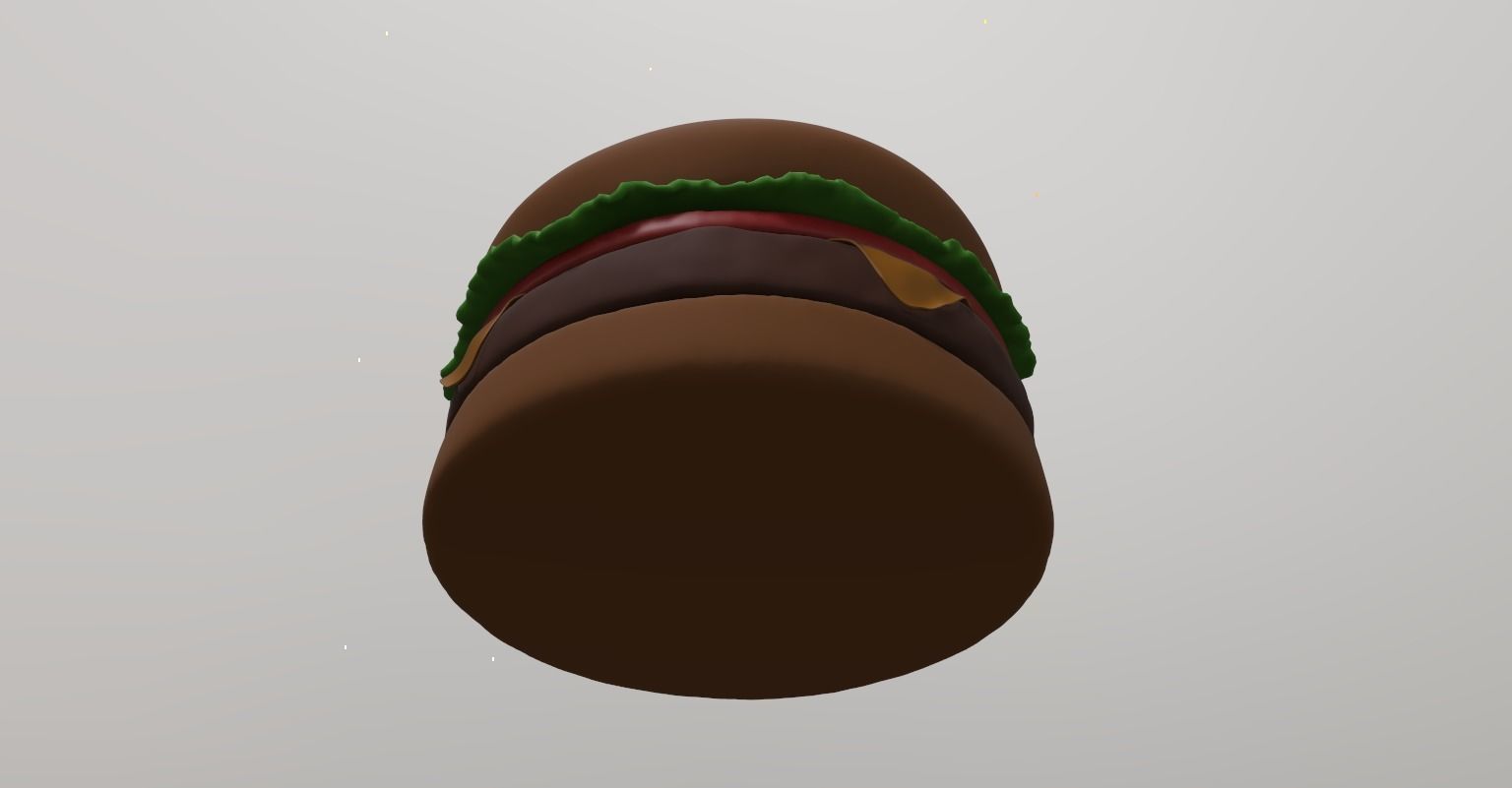 Hamburger 3D model_2