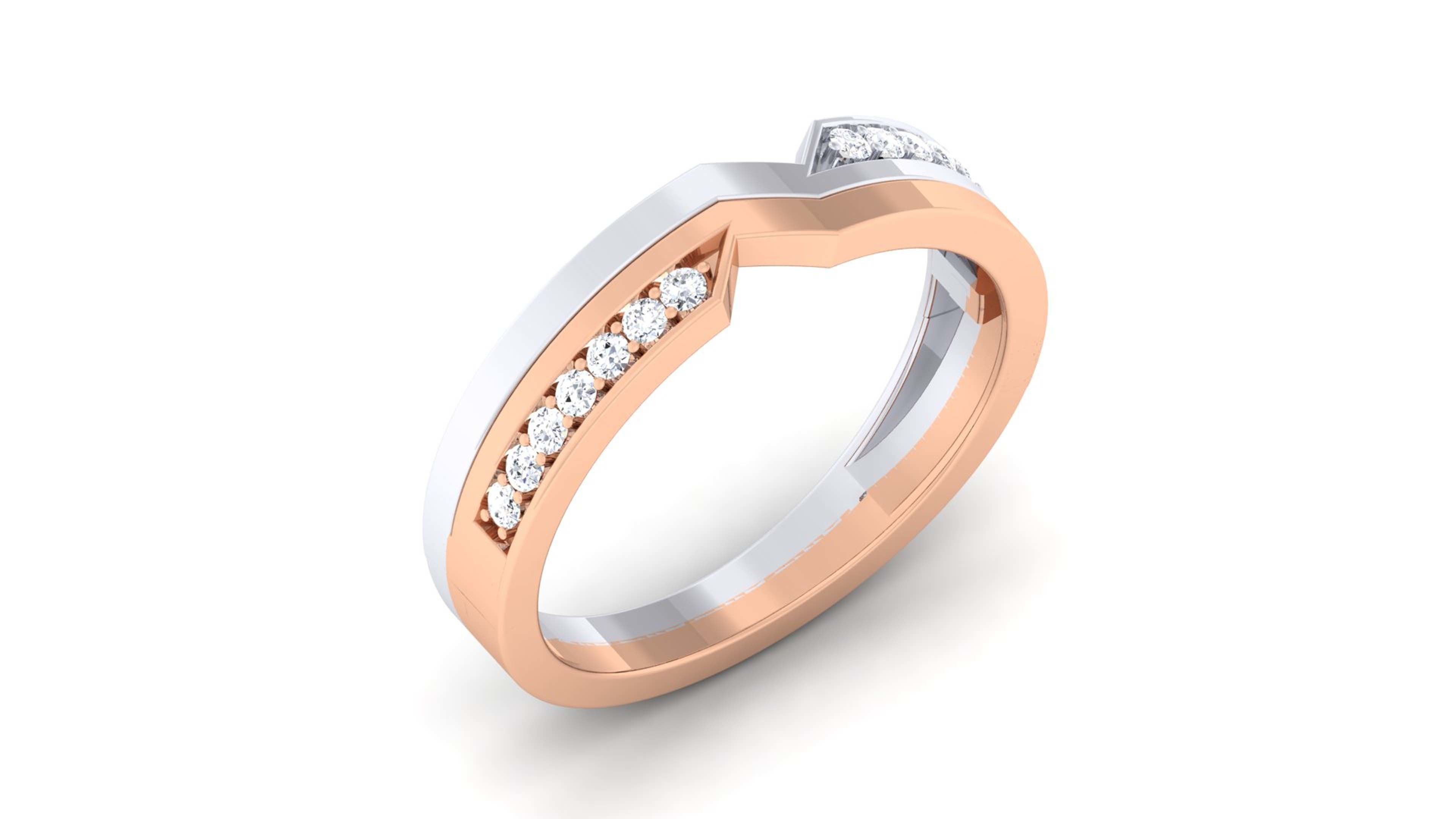 Couple Band Ring 3dm mgx render detail 3D print model_7