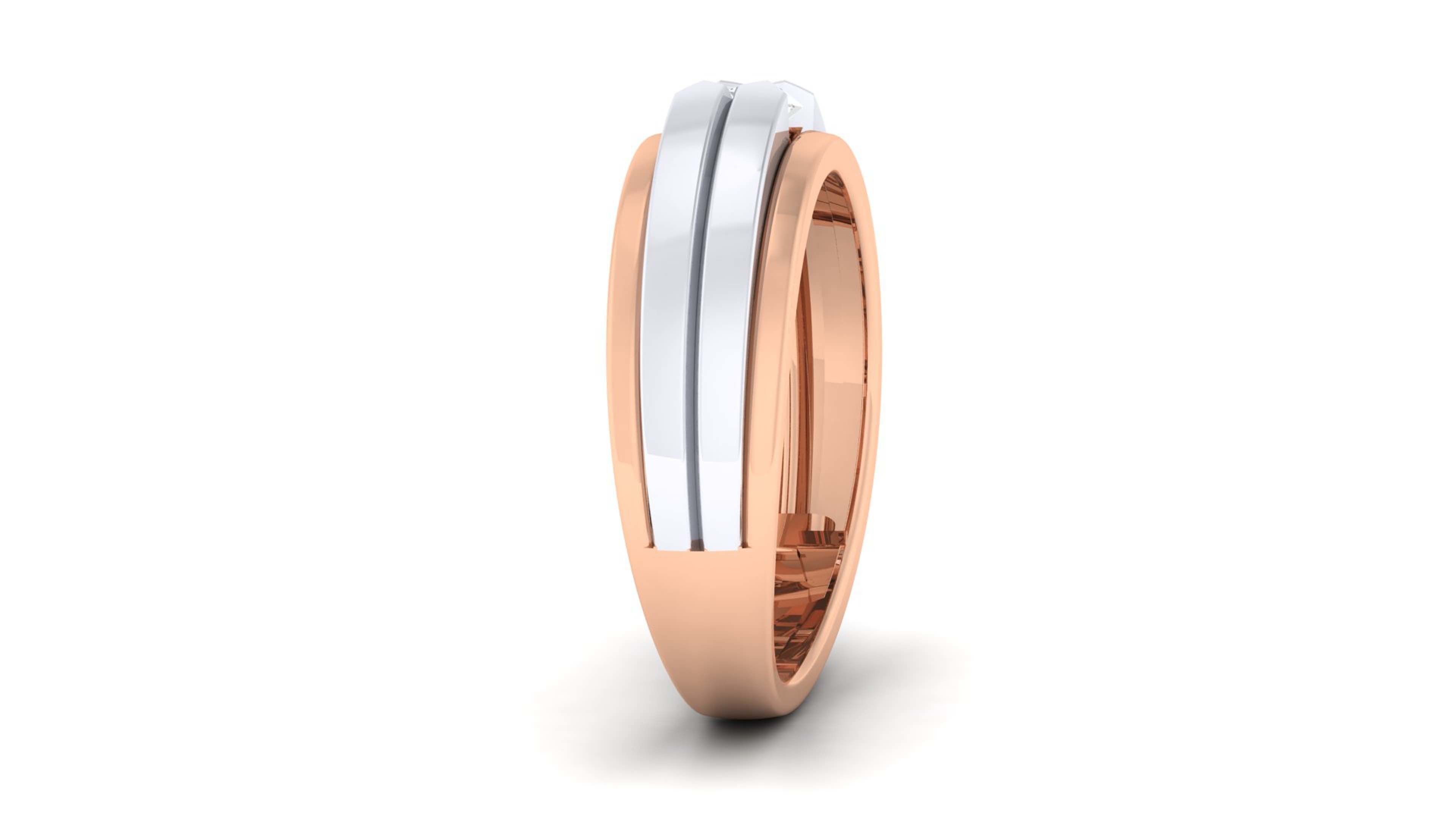 Couple Band Ring 3dm mgx render detail 3D print model_8