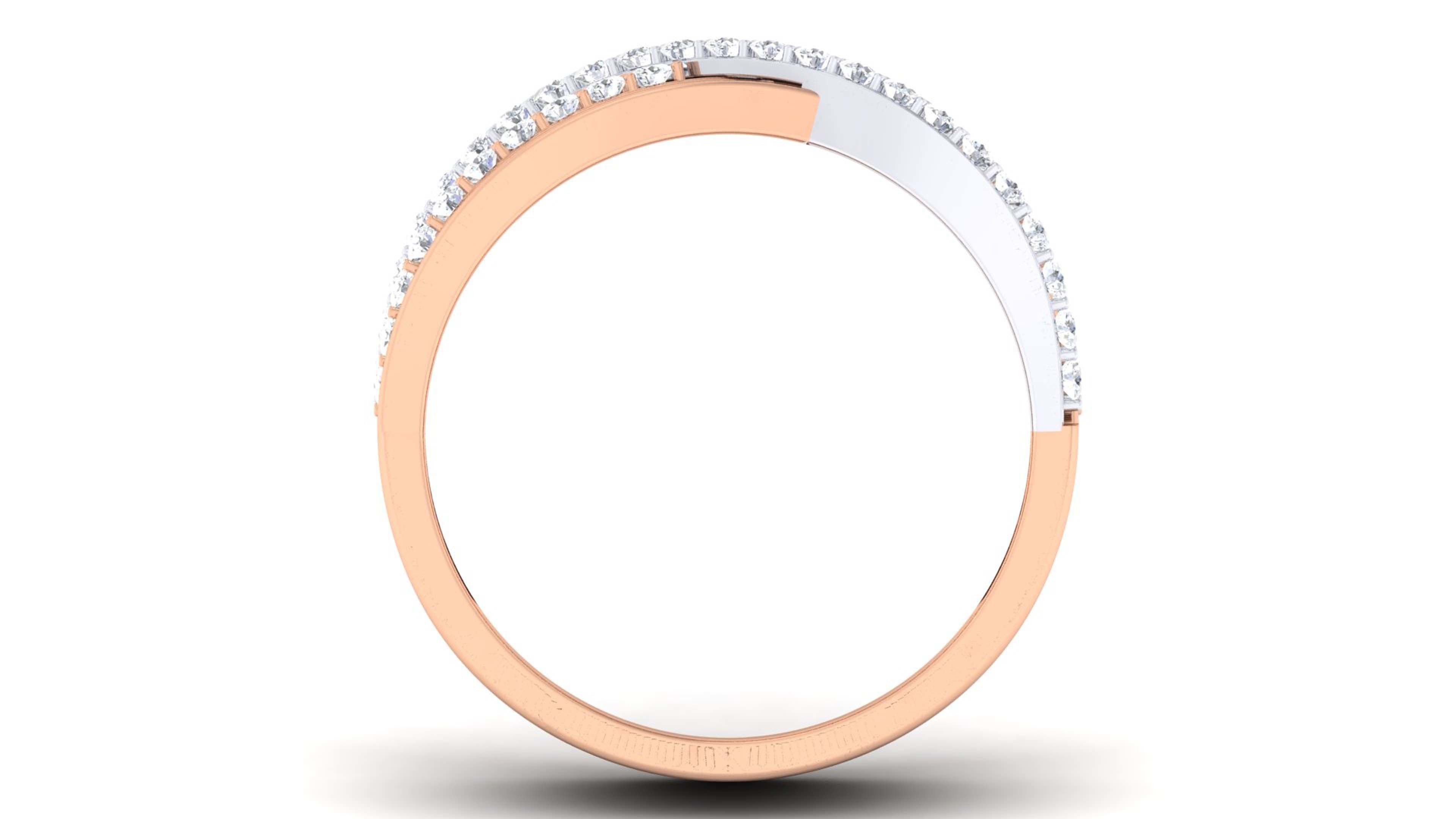 Couple Band Ring 3dm mgx render detail 3D print model_3