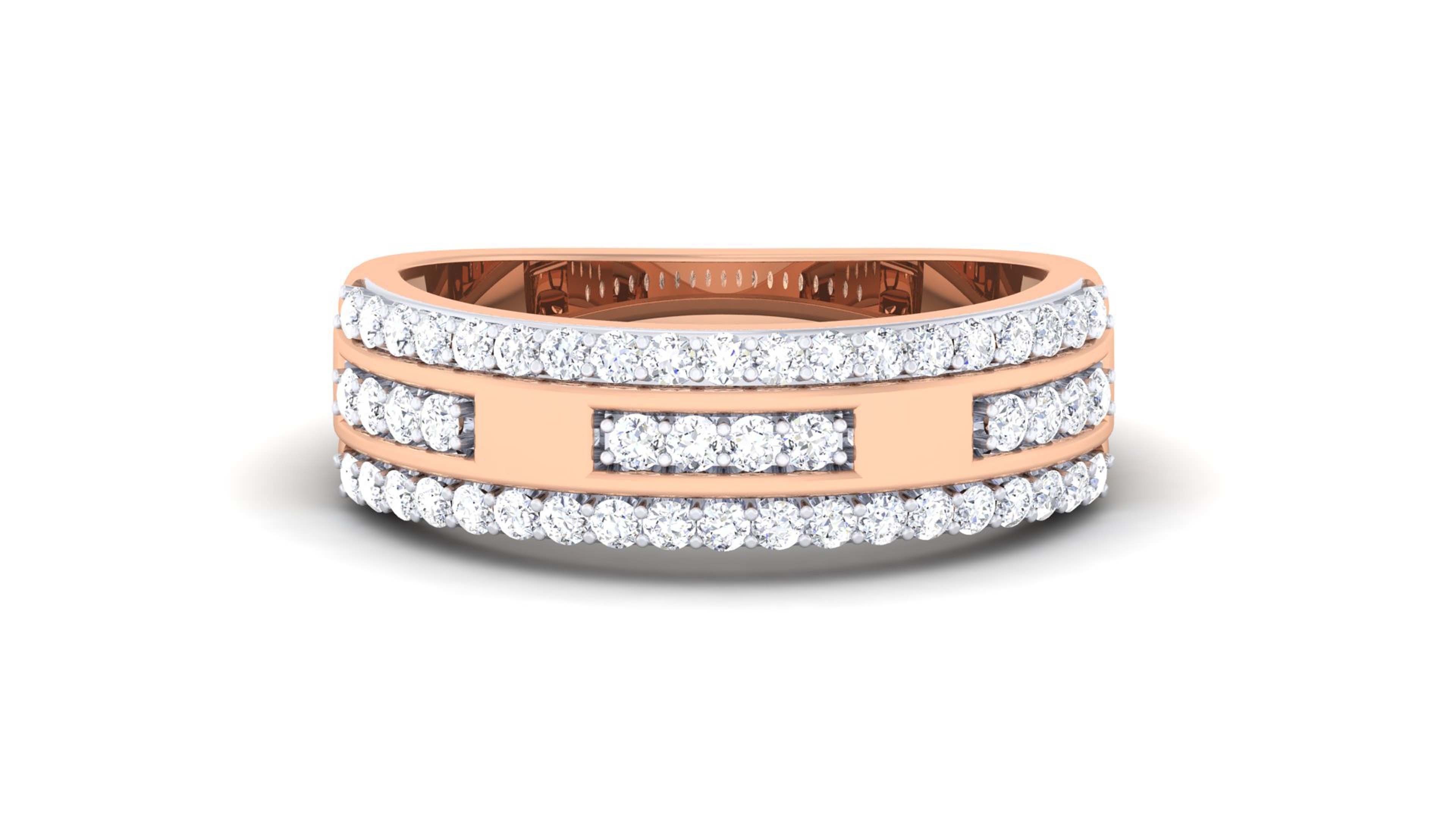 Couple Band Ring 3dm mgx render detail 3D print model_9