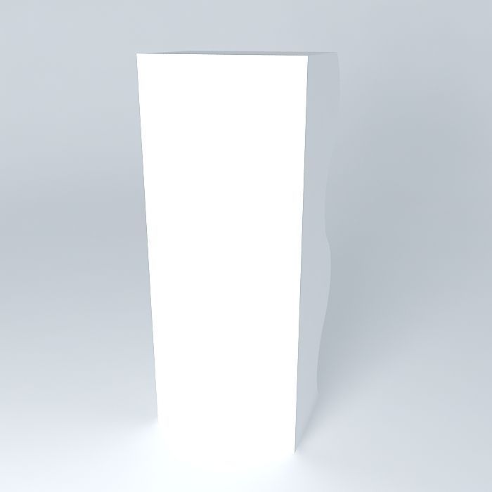 wave foam panel 2 Free 3D model_1